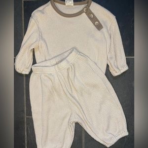 Caramel Rib Set - Beige